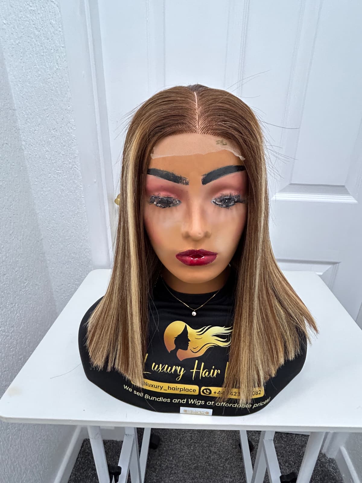 Blonde Highlights Wig - Natural Dimension